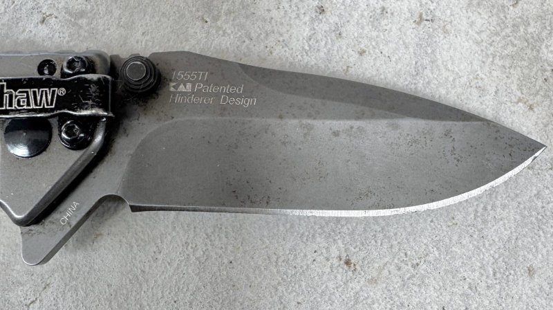 画像2: 米軍放出品 KERSHA CRYO 1555Ti カーショウ フォールディングナイフ  (2)