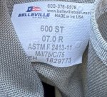 画像11: 米軍実物　Billeville ABU 600 ST ブーツ  7 R (11)