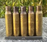 画像3: 米軍実物 7.62mm 空薬莢5連 薬莢 クリップ セット 使用済み 安全品 (3)