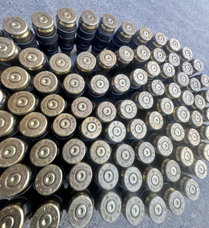 画像6: 米軍実物 7.62mm 100連発 ベルトリンク セット 空薬莢 (6)