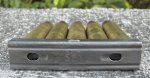 画像6: 米軍実物 7.62mm 空薬莢5連 薬莢 クリップ セット 使用済み 安全品 (6)