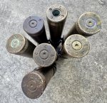 画像3: 米軍実物 12.7mm弾 空薬莢 ベルトリンク セット 7発 使用済み 安全品 (3)