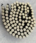 画像1: 米軍実物 7.62mm 100連発 ベルトリンク セット 空薬莢 ⑴ (1)