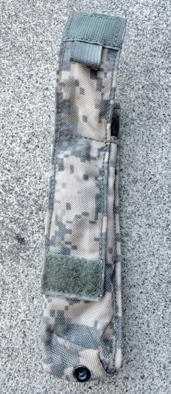 画像2: 米軍放出品 ACU エクスパンダブル バトン ポーチ モール フラッシュライト サプレッサー (2)