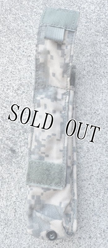 画像2: 米軍放出品 ACU エクスパンダブル バトン ポーチ モール フラッシュライト サプレッサー (2)