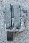 画像2: 米軍実物 放出品 ハンド グレネードポーチ  ACU ポーチ (2)