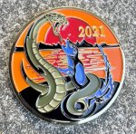 画像1: 米海軍実物 US NAVY BALL 2021 Okinawa チャレンジコイン  (1)