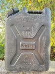 画像3: 米軍実物 WATER タンク　(プラスチック) ブラック　❷ (3)