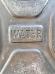 画像11: 米軍実物 WATER タンク　(プラスチック) ブラック　❷ (11)