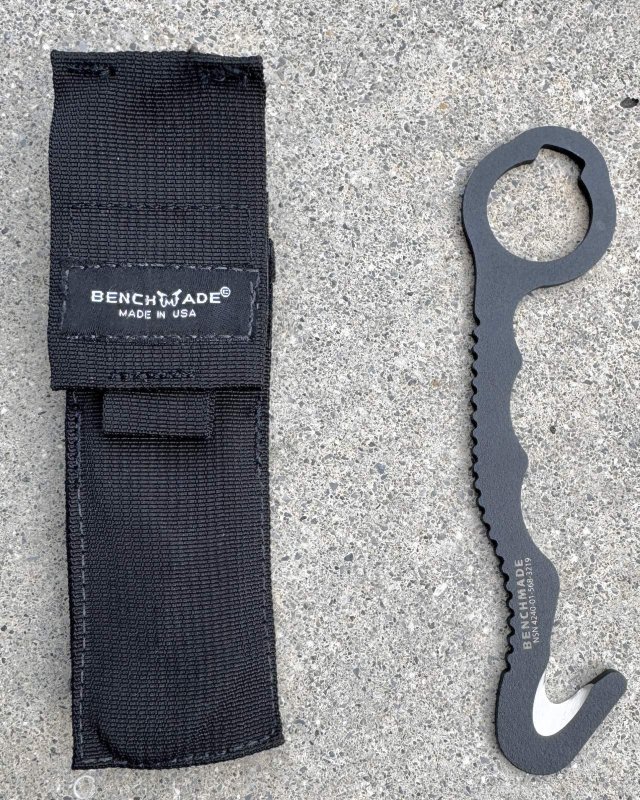 画像1: 米軍実物 BENCHMADE 戦闘レスキューツール  ストラップカッター (1)