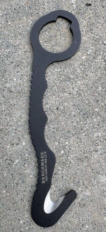 画像3: 米軍実物 BENCHMADE 戦闘レスキューツール  ストラップカッター (3)