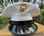画像1: 米軍実物 US MARINE ドレス キャップ　 7 1/8 (1)