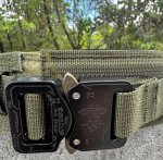 画像2: 海兵隊実物 オードナンス製 MOLLE SYSTEM   タクティカル ガンファイターベルト  OD LARGE (2)