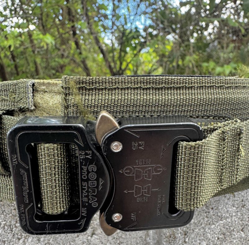 画像2: 海兵隊実物 オードナンス製 MOLLE SYSTEM   タクティカル ガンファイターベルト  OD LARGE (2)