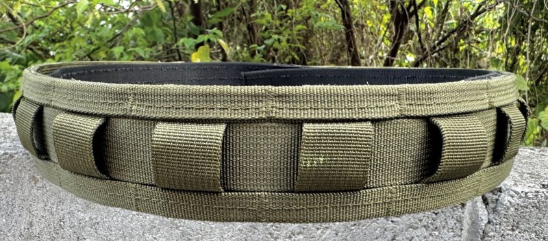 画像3: 海兵隊実物 オードナンス製 MOLLE SYSTEM   タクティカル ガンファイターベルト  OD LARGE (3)