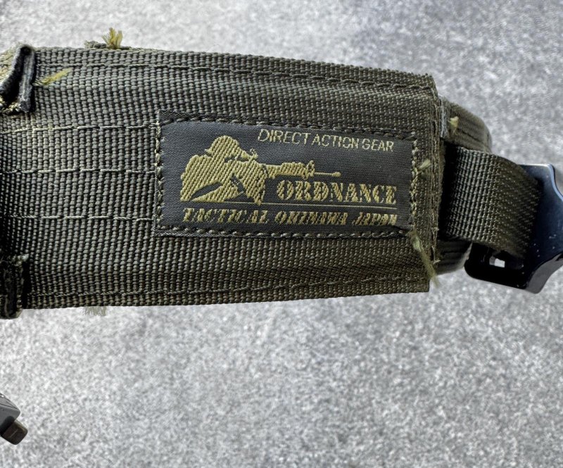 画像10: 海兵隊実物 オードナンス製 MOLLE SYSTEM   タクティカル ガンファイターベルト  OD LARGE (10)