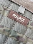 画像6: 米軍放出品　SOURCE　ハイドレーション　ポーチ　マルチカム (3リットル) (6)