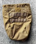画像1: 海兵隊実物  USMC  ダンプポーチ　コヨーテ (1)