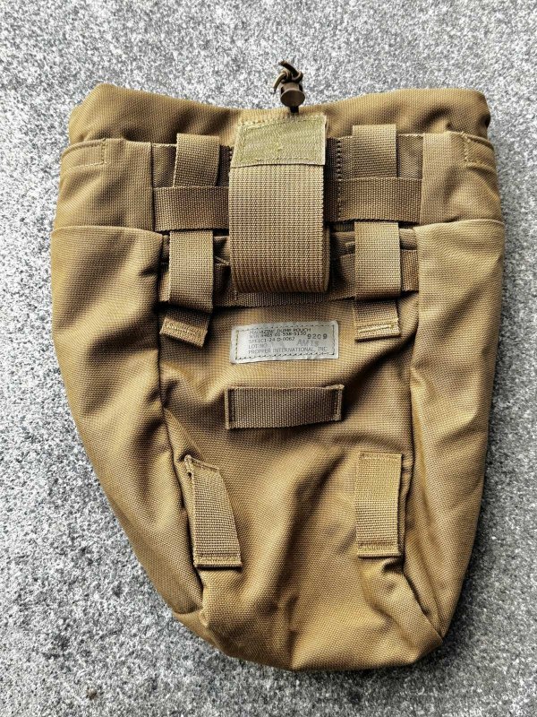 画像2: 海兵隊実物  USMC  ダンプポーチ　コヨーテ (2)
