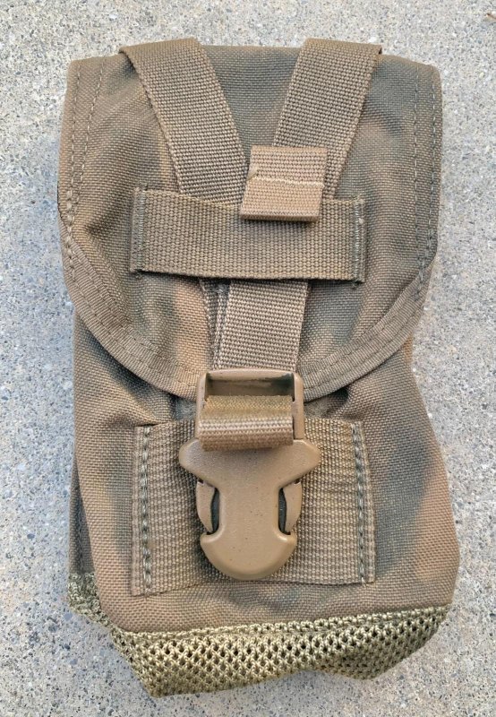 画像1: 米軍実物 EAGLE キャンティーン ポーチ コヨーテ (1)