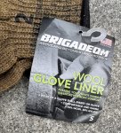 画像2: 米軍放出品 BRIGADE D3A GI  ウールグローブ・ライナー SMALL (2)