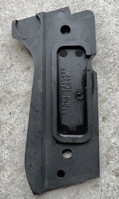 画像3: 米軍実物 Beretta ベレッタ　M9 /92FS Beretta 左側 グリップパネル（樹脂製） (3)