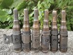 画像2: 米軍実物 空砲　連発 7.62mm ベルトリンクセット 薬莢 (2)