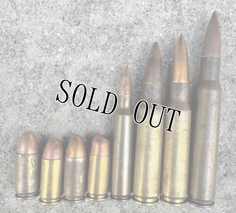 画像2: 米軍実物 7.62mm x 5.56mm x 9mm 空薬莢 薬莢 8発セット 使用済み 安全品 (2)