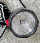 画像2: 米軍放出品 PELICAN 2640 HeadsUp Lite 3 LED Halogen (2)