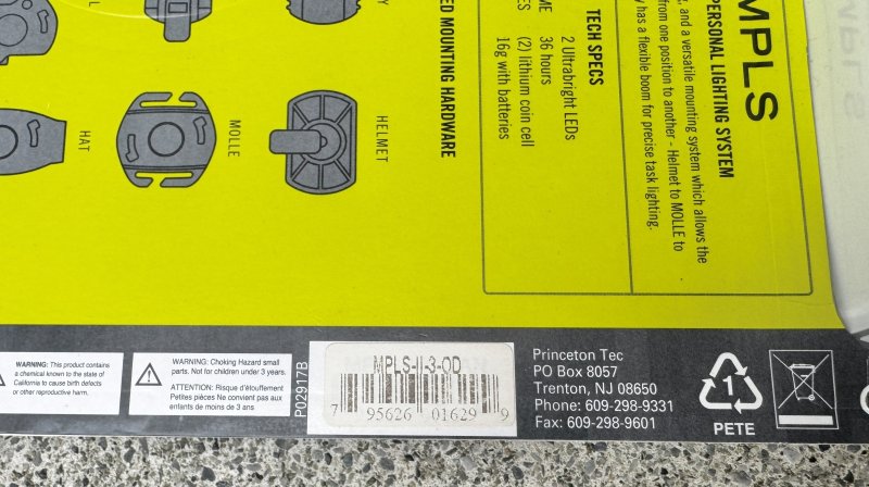 画像5: 米軍放出品 PRINCETON TEC SWITCH LIGHT MPLS-2 プリンストンテック スイッチ ライト (5)