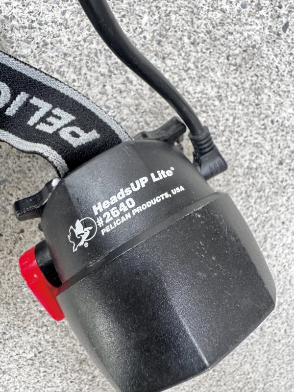 画像5: 米軍放出品 PELICAN 2640 HeadsUp Lite 3 LED Halogen (5)