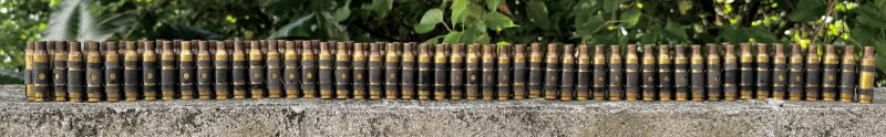 画像4: 米軍実物 7.62mm 100連発 ベルトリンク セット 空薬莢 ⑴ (4)