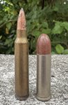 画像1: 米軍実物 5.56mm x 38口径 38SP 空薬莢 薬莢 2発セット 使用済み 安全品 (1)
