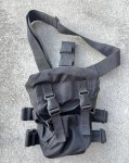 画像1: 米軍実物 BLACKHAWK ガスマスク LEG ポーチ (1)