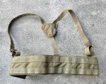画像2: 米軍実物 EAGLE Padded War Belt ウォーベルト パッド入り SFLCS カーキ 28 (2)