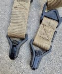 画像2: 米軍放出品 実物 MAGPUL マグプル MS3 GEN2 スリング  タン (2)