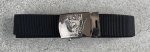 画像1: 米軍放出品 VANGUARD US NAVY ベルト ブラック 112cm (1)