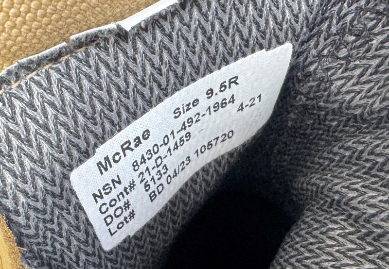 画像9: 米軍実物 McRae FootWear USMC ゴアテックス マーパット ブーツ GORE-TEX  (9)