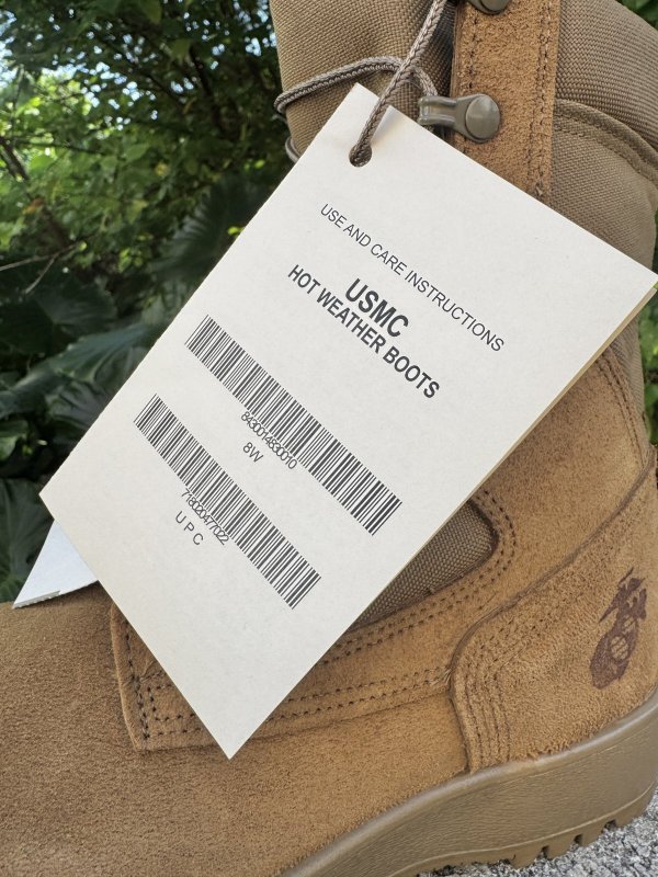 画像9: 米軍実物 McRae FootWear  USMC ジャングル デザート ブーツ 8 W (9)