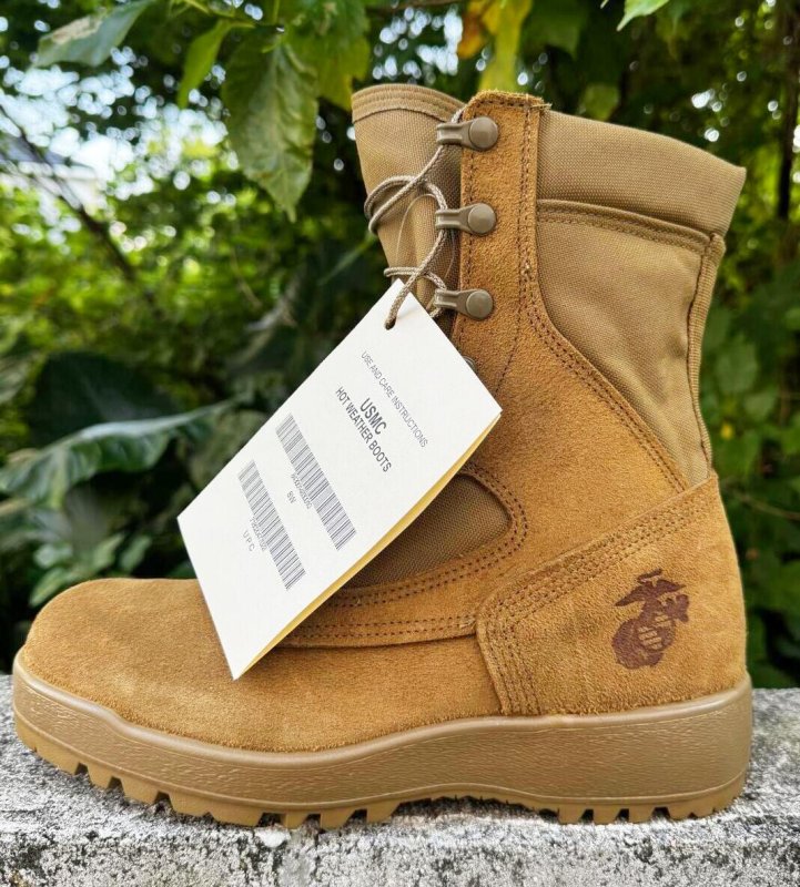 画像4: 米軍実物 McRae FootWear  USMC ジャングル デザート ブーツ 8 W (4)