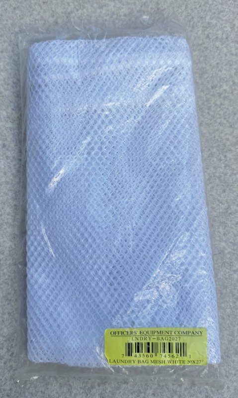 画像1: 米軍実物 官給品 Officers' Equipment Company 製 メッシュランドリーバッグ (1)