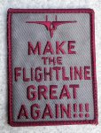 画像1: 米軍放出品 嘉手納67FS  MAKE  THE  FLIGHTLINE GREAT AGAIN (1)
