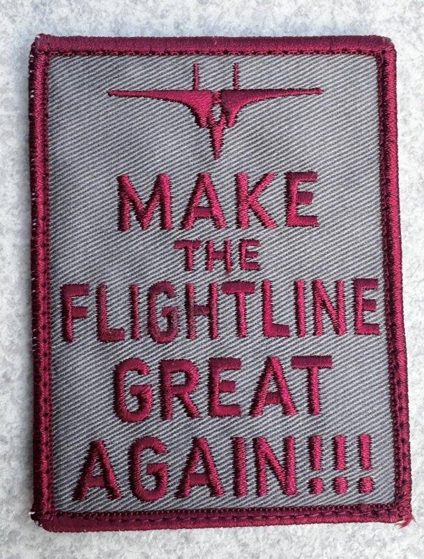 画像1: 米軍放出品 嘉手納67FS  MAKE  THE  FLIGHTLINE GREAT AGAIN (1)