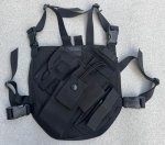 画像1: 米軍実物 BLACKHAWK パトロール ラジオ チェスト ハーネス (1)