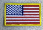 画像1: 米軍放出品 アメリカ国旗　星条旗　ワッペン (1)