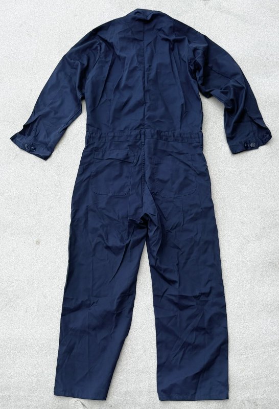 画像7: 米軍実物 US NAVY カバーオール/つなぎ　44R　紺  (7)