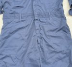 画像3: 米軍実物 US NAVY カバーオール/つなぎ　44R　紺  (3)