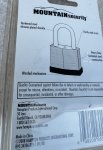 画像5: 米軍放出品 MOUNTAIN SECURITY 南京錠 (5)