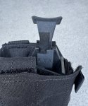 画像5: 米軍実物 Warrior Assault Systems   ユニバーサルピストルホルスター マルチフィット ブラック 右利き用 (5)