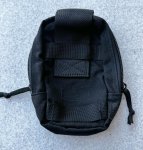 画像1: 米軍放出品 LBT-0250F スタンダード メディカルキット ポーチ ブラック  (1)